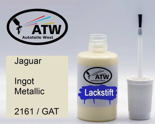 Jaguar, Ingot Metallic, 2161 / GAT: 20ml Lackstift, von ATW Autoteile West.